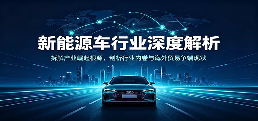 新能源车行业深度解析：拆解产业崛起根源，剖析行业内卷与海外贸易争端现状 - 来及网络