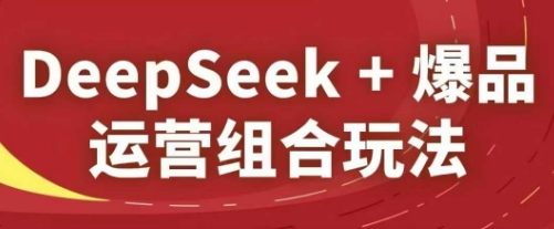 DeepSeek+爆品运营组合玩法，2025淘系精品课 - 来及网络
