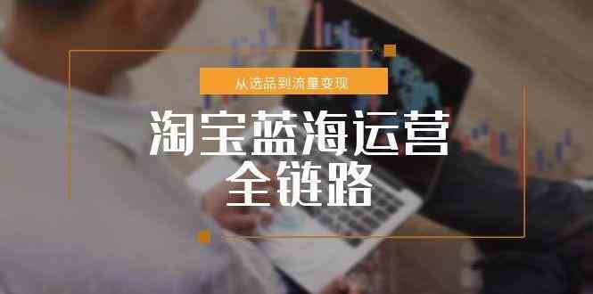 淘宝蓝海运营全链路，从选品到流量变现，小类目突围完整方案 - 来及网络