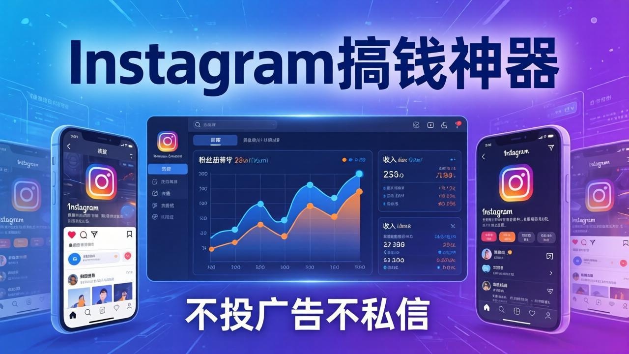 Instagram搞钱神器：月涨6万粉+月入5万刀，不投广告不私信，靠算法+低价产品 - 来及网络