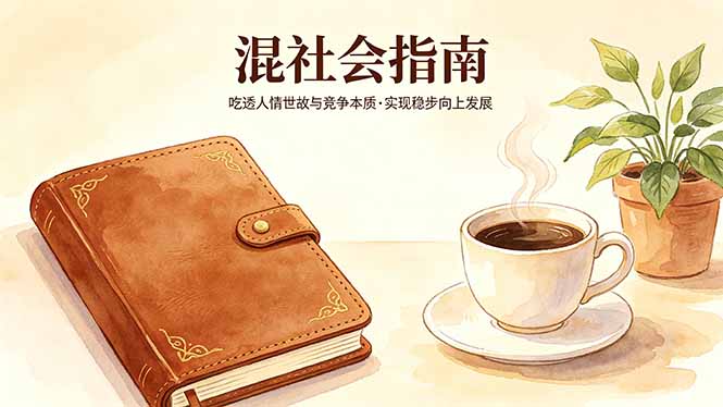 付费文章：混社会指南，吃透人情世故与竞争本质，实现稳步向上发展 - 来及网络