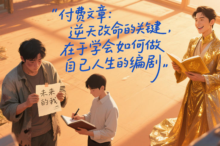 付费文章：逆天改命的关键，在于学会如何做自己人生的编剧 - 来及网络