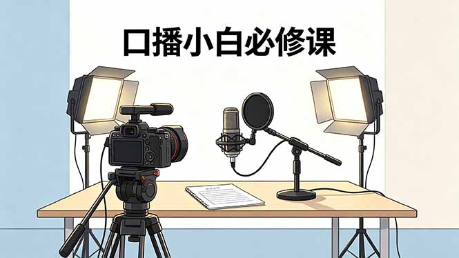 口播小白必修课：录像收音灯光设备+脚本撰写，搭专业级录制场景 - 来及网络