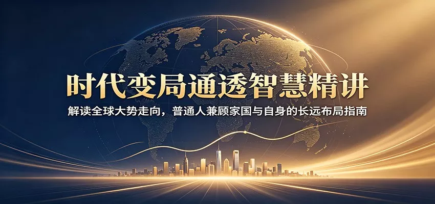 时代变局通透智慧精讲：解读全球大势走向，普通人兼顾家国与自身的长远布局指南 - 来及网络