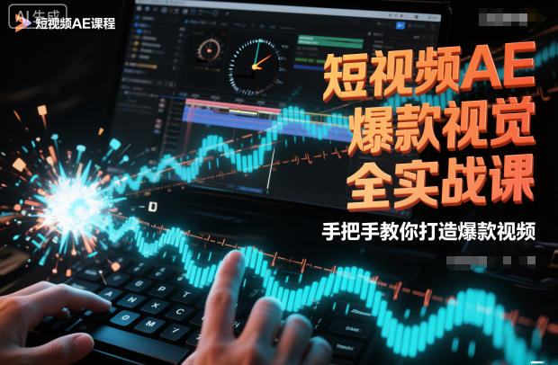 短视频AE爆款视觉全实战课，手把手教你打造爆款视频 - 来及网络