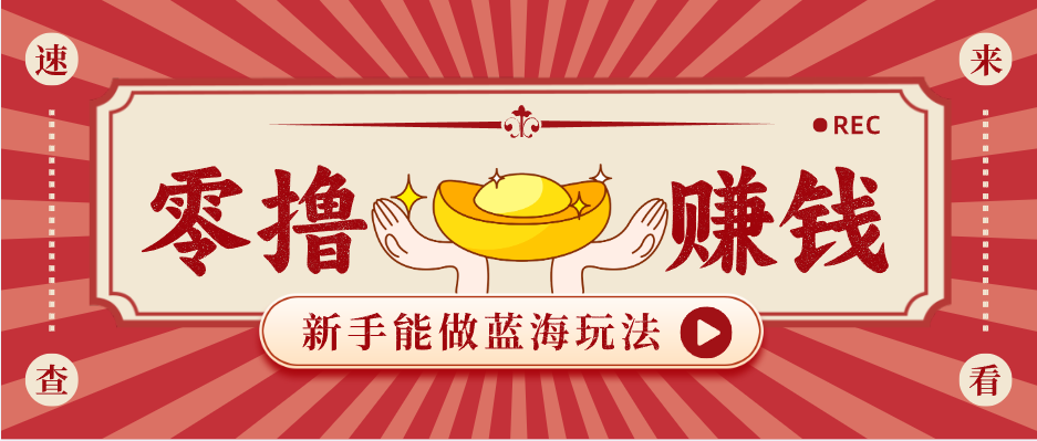 新手也能变现的蓝海玩法，一个人人能做的项目，需求量极大日入300+！ - 来及网络