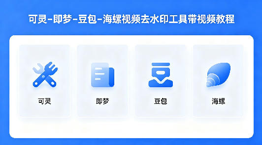 可灵–即梦–豆包–海螺视频去水印工具带视频教程 - 来及网络