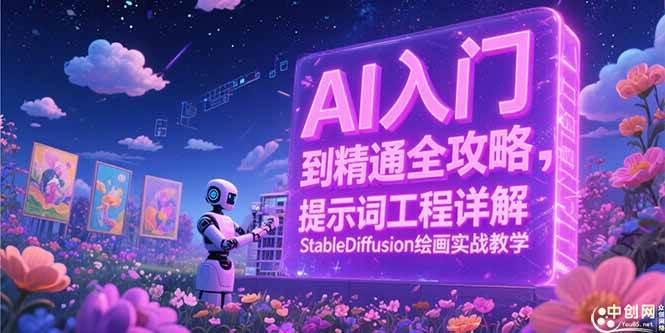 （15181期）AI入门到精通全攻略，提示词工程详解，StableDiffusion绘画实战教学 - 来及网络