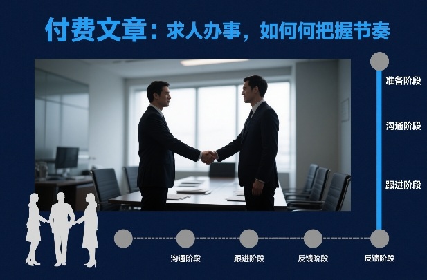 付费文章：求人办事，如何把握节奏 - 来及网络