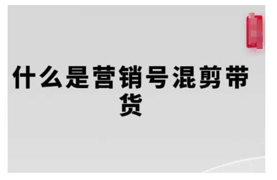 营销号混剪带货，从内容创作到流量变现的全流程，教你用营销号形式做混剪带货 - 来及网络