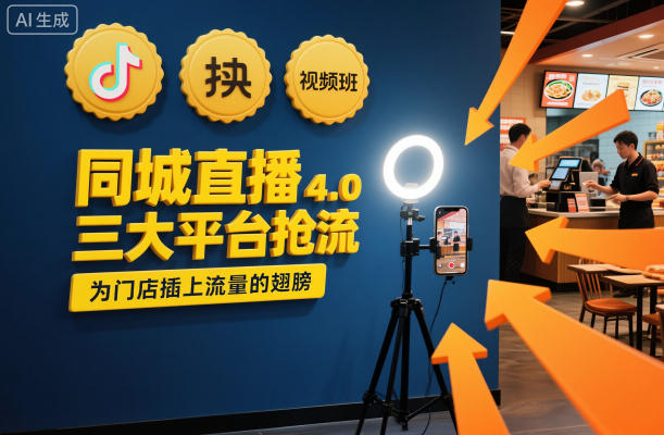 同城直播实操班4.0，三大平台抢流，为门店插上流量的翅膀 - 来及网络