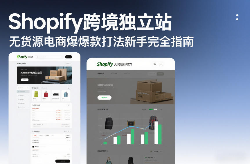 Shopify跨境独立站无货源电商爆款打法新手完全指南 - 来及网络