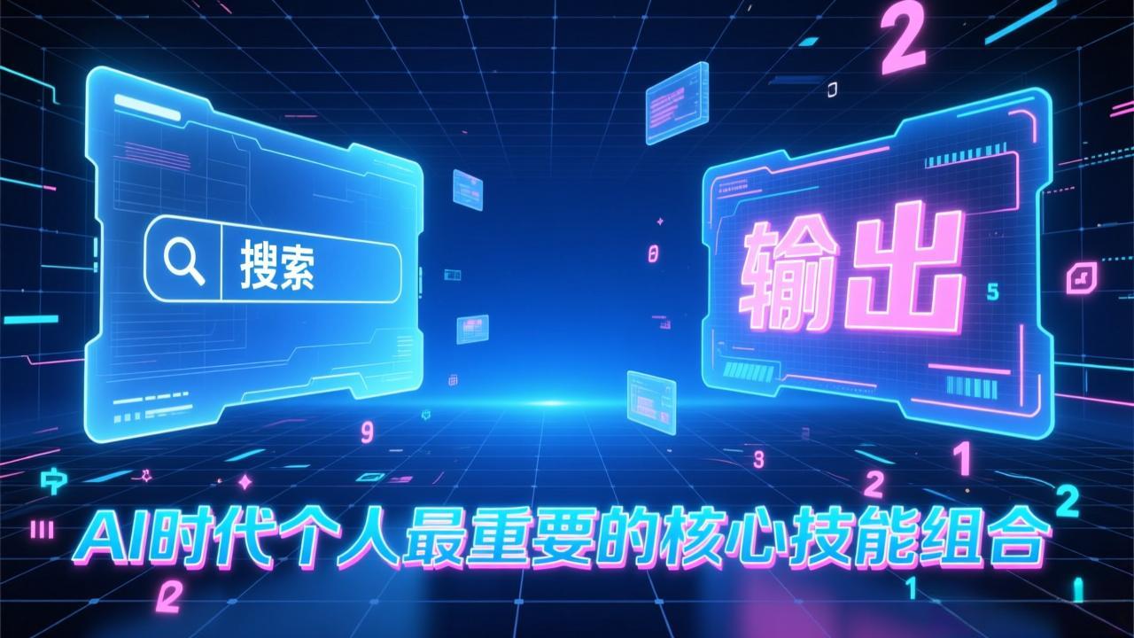 付费文章：AI时代个人最重要的核心技能组合：“输出能力”和“搜索能力” - 来及网络