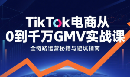 三千老师·TikTok电商从0到千万GMV实战课(更新) - 来及网络