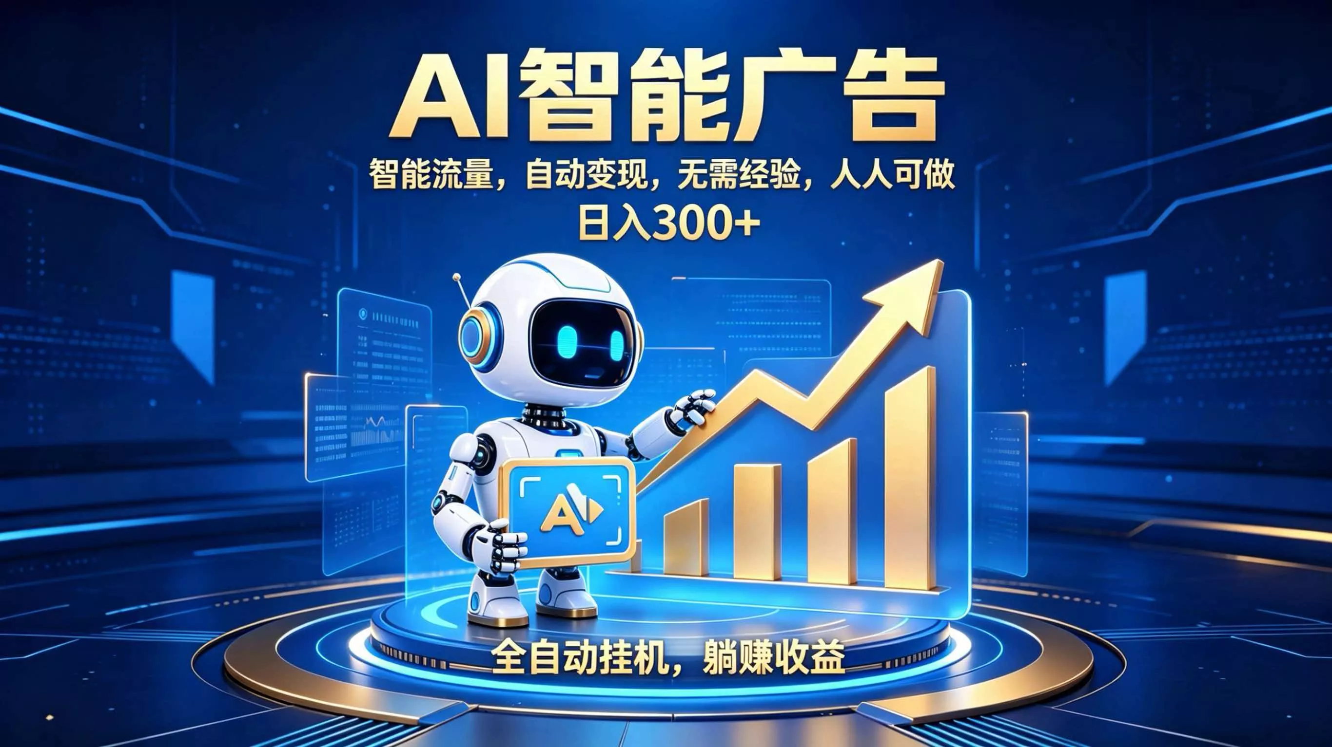 轻资产新赛道，全自动AI广告，打造持续收益 - 来及网络