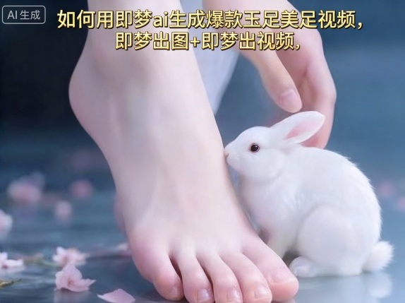 如何用即梦ai生成爆款玉足美足视频，即梦出图+即梦出视频，快速涨粉 - 来及网络