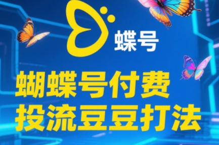 渔财老师·2025蝴蝶号付费投流豆豆打法 - 来及网络
