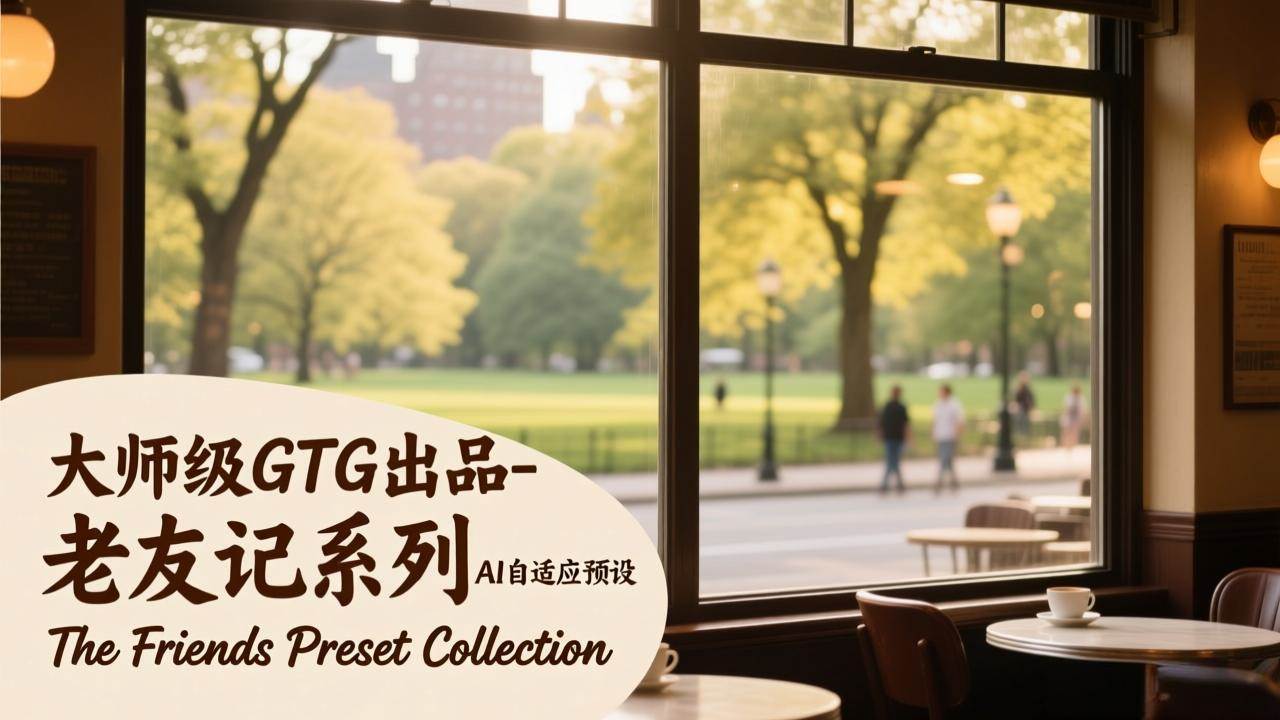 （17403期）大师级GTG出品-老友记系列AI自适应预设The Friends Preset Collection - 来及网络