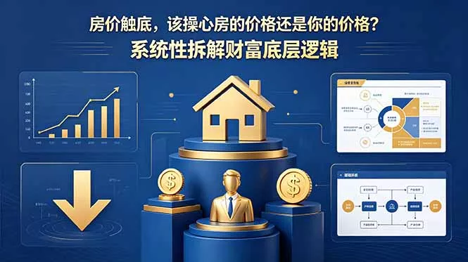 付费文章：房价触底，该操心房的价格还是你的价格？系统性拆解财富底层逻辑 - 来及网络
