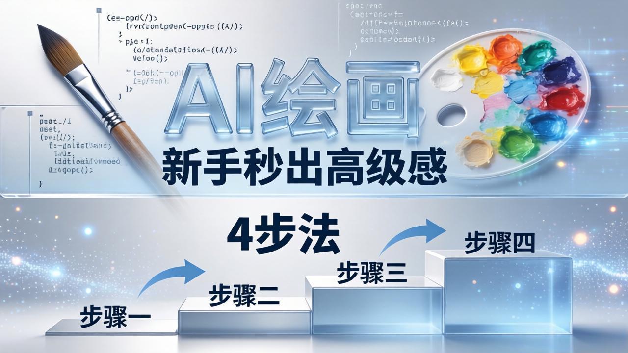AI绘画入门别再硬磕了！即梦4步法：万能提示词公式+BRTR框架，新手秒出高级感 - 来及网络