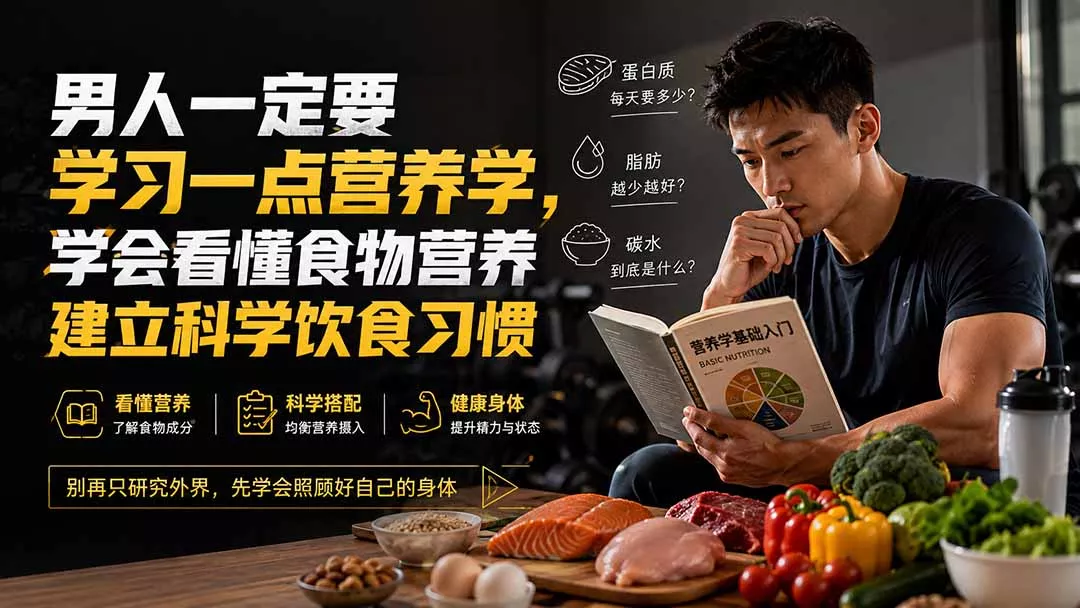 付费文章：男人一定要学习一点营养学，学会看懂食物营养建立科学饮食习惯 - 来及网络