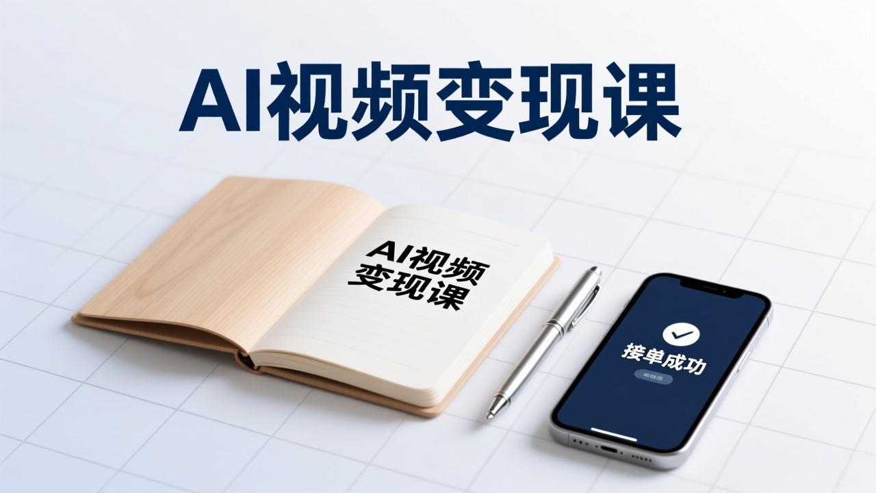 AI视频变现课，学完即可创作短片、接商单，实现副业增收，单项目报价可达千元 - 来及网络