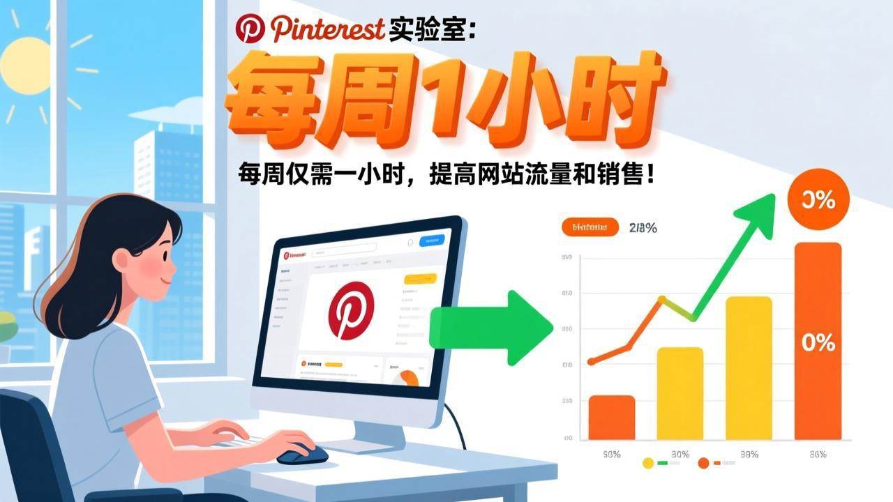 （17505期）Pinterest实验室：每周仅需一小时，提高网站流量和销售！ - 来及网络