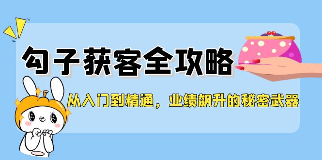（12247期）从入门到精通，勾子获客全攻略，业绩飙升的秘密武器 - 来及网络