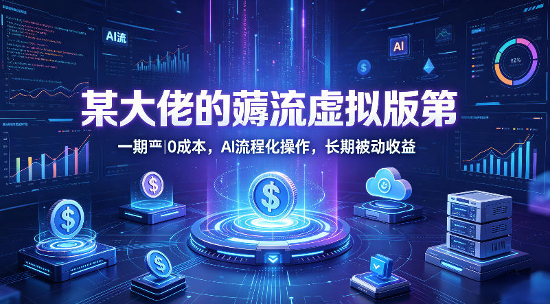 某大佬的薅流虚拟版第一期丨0成本，AI流程化操作，长期被动收益 - 来及网络
