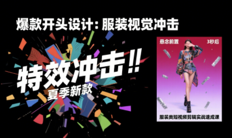 大墨老师·服装类短视频剪辑实战速成课 - 来及网络