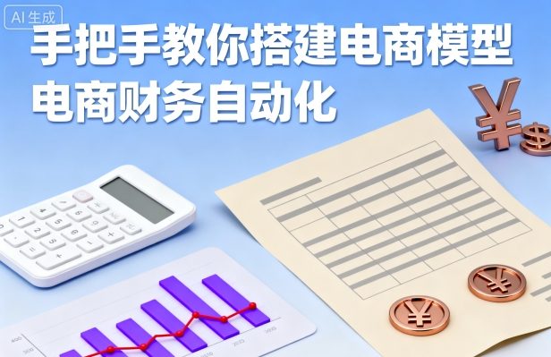 手把手教你搭建电商模型-电商财务自动化 - 来及网络