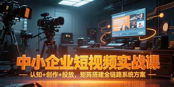 （15249期）中小企业短视频实战课，认知+创作+投放，矩阵搭建全链路系统方案 - 来及网络