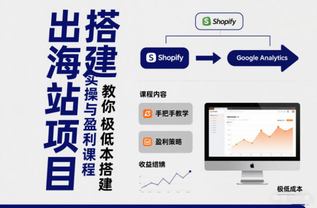 小淘出海站项目，搭建实操与盈利课程，手把手教你用极低成本搭建 - 来及网络