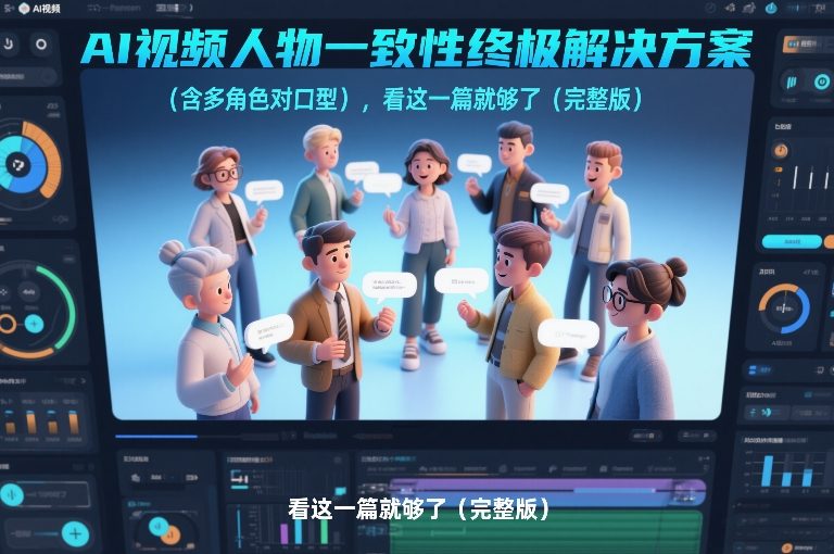 AI视频人物一致性终极解决方案（含多角色对口型），看这一篇就够了（完整版） - 来及网络