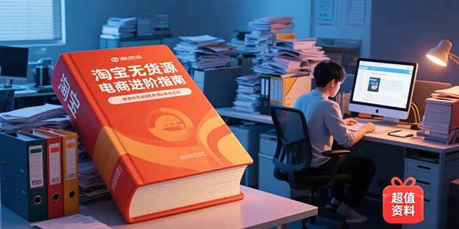 （15317期）淘宝无货源电商进阶指南，包含新人课、进阶课，配套资料，蓝海选品等 - 来及网络