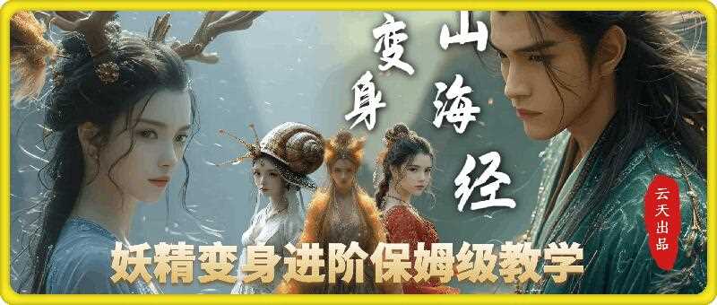 云天AI山海经变身视频教程，妖精变身进阶保姆级教学 - 来及网络