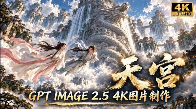 GPT Image 2.5实测！4K到底多清楚？皮肤、手指、修图与天宫场景全面测试 - 来及网络