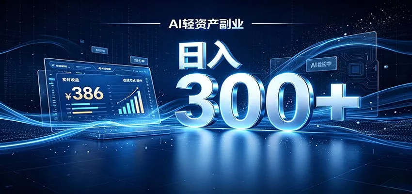 2026 AI轻资产风口，Token中转站小白可入局，日入300+ - 来及网络