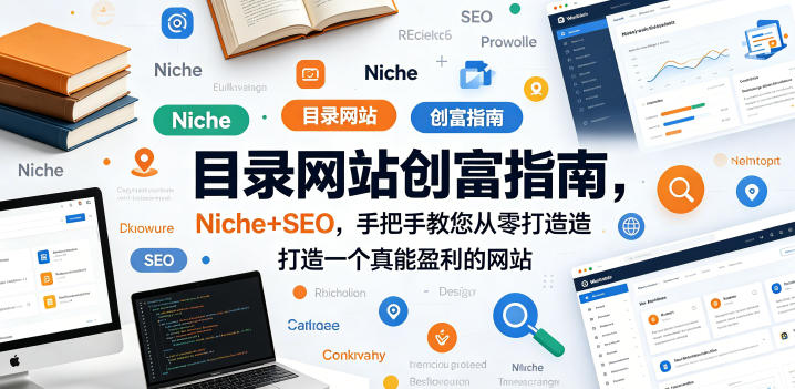 目录网站创富指南，Niche+SEO，手把手教您从零打造打造一个真能盈利的网站【原创双语字幕】 - 来及网络