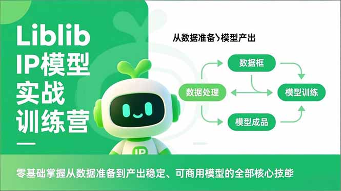 Liblib IP模型实战训练营，零基础掌握从数据准备到产出稳定、可商用模型的全部核心技能 - 来及网络