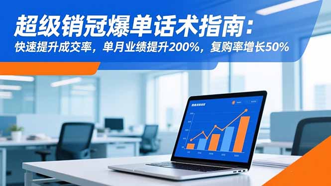 超级销冠爆单话术指南：快速提升成交率，单月业绩提升200%，复购率增长50% - 来及网络