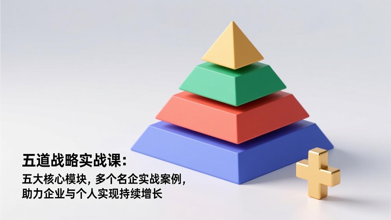 五道战略实战课：五大核心模块，多个名企实战案例，助力企业与个人实现持续增长 - 来及网络