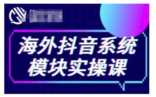 海外抖音Tiktok系统模块实操课，TK短视频带货，TK直播带货，TK小店端实操等 - 来及网络