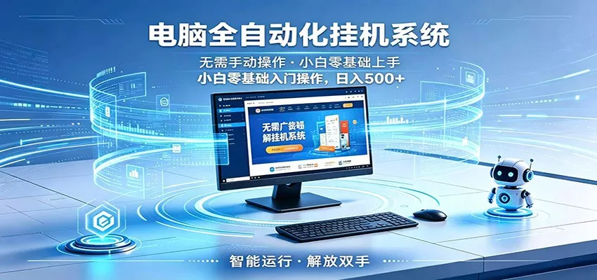 智能广告挂机无需值守，小白上手轻松实现每日增收 - 来及网络