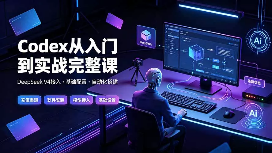 Codex从入门到实战完整课｜充值·安装·接入DeepSeek，记忆·插件·Skill·CLI·MCP全拆解 - 来及网络