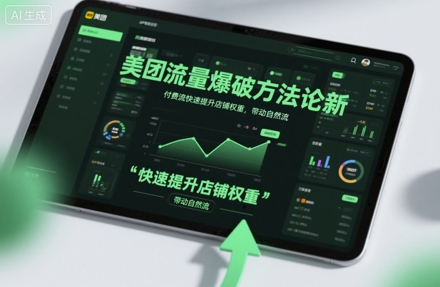 美团流量爆破方法论，付费流快速提升店铺权重，带动自然流 - 来及网络