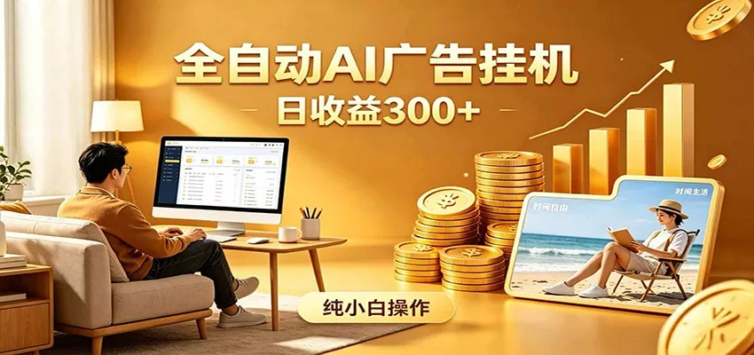 AI风口项目，全程解放双手，后台自动运行赚取收益，每天稳定收益300+ - 来及网络