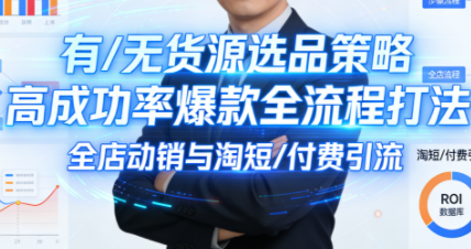 子鹏讲电商·淘宝私家班(更新2026) - 来及网络