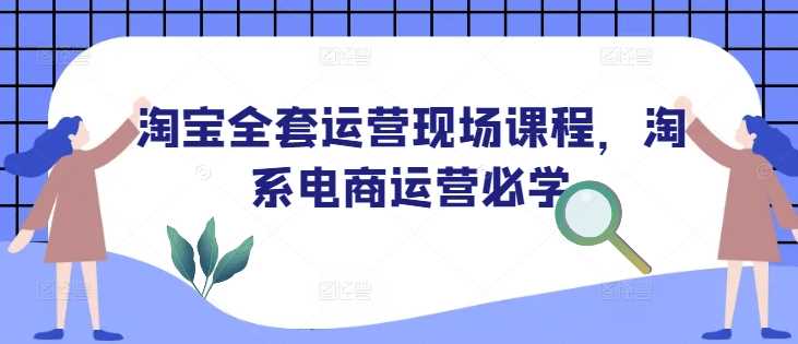 淘宝全套运营现场课程，淘系电商运营必学 - 来及网络