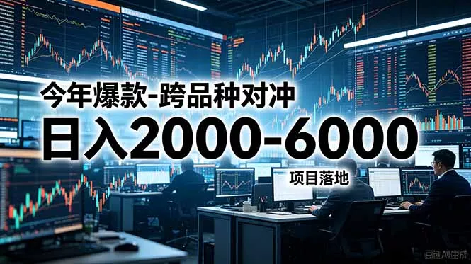 今年爆款-跨品种对冲日入2000-6000，项目落地！ - 来及网络